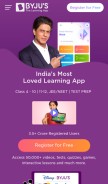 How byjus.com looks like on a mobile device such as an iPhone.