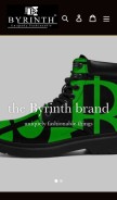 How byrinth.com looks like on a mobile device such as an iPhone.