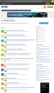 How bytes.com looks like on a mobile device such as an iPhone.