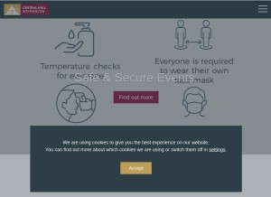 How c-h-w.com looks like on a tablet such as an iPad.