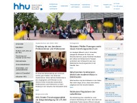 Desktop screenshot for hhu.de