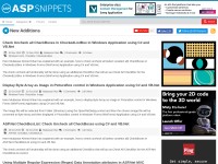 Desktop screenshot for aspsnippets.com