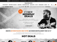 Desktop screenshot for beyerdynamic.de