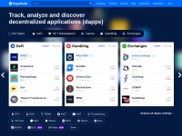 Desktop screenshot for dappradar.com