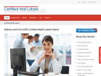 Desktop screenshot for certifiedmaillabels.com