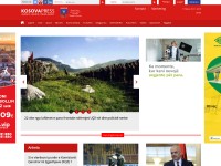 Desktop screenshot for kosovapress.com