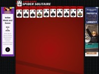 Desktop screenshot for cardgamespidersolitaire.com