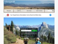Desktop screenshot for hikespeak.com