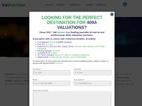 Desktop screenshot for valadvisor.com