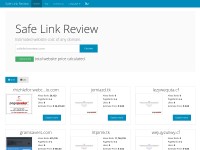Desktop screenshot for safelinkreview.com