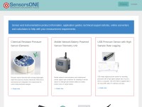 Desktop screenshot for sensorsone.com
