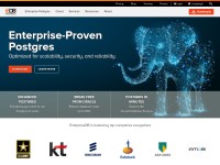 Desktop screenshot for enterprisedb.com
