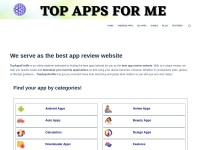 Desktop screenshot for topappsforme.com