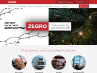 Desktop screenshot for zegro.nl