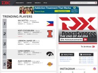 Desktop screenshot for draftexpress.com