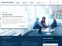 Desktop screenshot for raymondjames.com