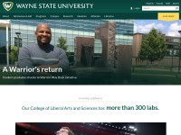 Desktop screenshot for wayne.edu