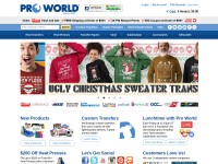 Desktop screenshot for proworldinc.com