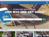 Desktop screenshot for motel6.com