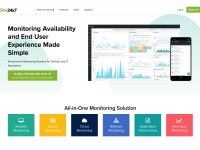 Desktop screenshot for site24x7.eu