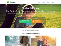 Desktop screenshot for epubor.com