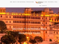 Desktop screenshot for incredibleindiarajasthantours.com