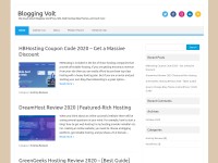 Desktop screenshot for bloggingvolt.com