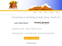Desktop screenshot for streamguys.org