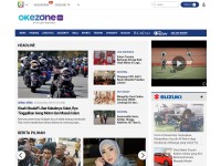 Desktop screenshot for okezone.com