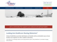 Desktop screenshot for libertyhealthshare.org