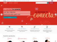 Screenshot of claro.cr
