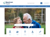 Desktop screenshot for spectrumhealth.org