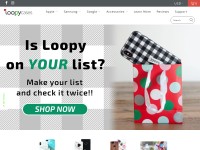 Desktop screenshot for loopycases.com