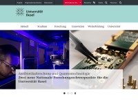 Desktop screenshot for unibas.ch