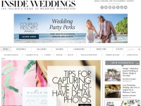 Desktop screenshot for insideweddings.com