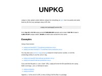 Desktop screenshot for unpkg.com