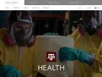 Desktop screenshot for tamhsc.edu