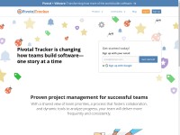Desktop screenshot for pivotaltracker.com