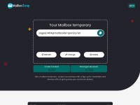 Desktop screenshot for mailboxtemporary.net