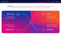 Desktop screenshot for sciencex.com