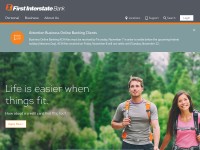 Desktop screenshot for firstinterstatebank.com