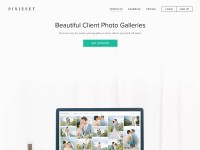 Desktop screenshot for pixieset.com