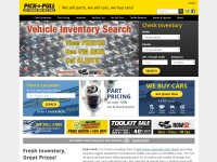 Desktop screenshot for picknpull.com