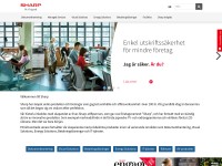 Desktop screenshot for sharp.se
