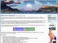 Desktop screenshot for palemoon.org