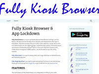 Desktop screenshot for fully-kiosk.com