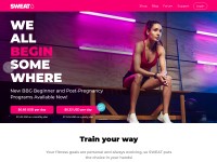 Desktop screenshot for sweat.com
