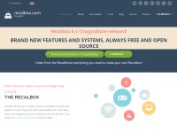Desktop screenshot for recalbox.com