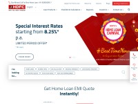 Desktop screenshot for hdfc.com