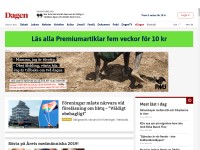 Desktop screenshot for dagen.se